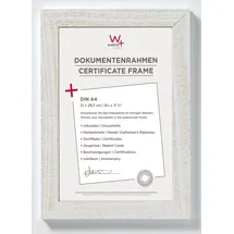 WALTHER+ DESIGN HO130V Bilderrahmen Weiß A4 2er Set