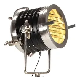 vidaXL Stativlampe Schwarz Mango Massivholz 171 cm