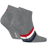 Tommy Hilfiger 2P Tab SNEAKER Socks Grau Gr. 39/42 Herren