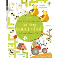 Usborne Verlag Mein Wisch-und-weg-Buch: Auf dem Bauernhof