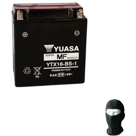 farbrothersonline Yuasa YTX16-BS-1 AGM 14Ah Motorradbatterie (DIN 81601)
