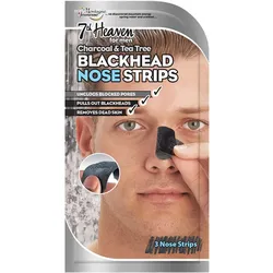 7th Heaven Men Nasenstrips Charcoal