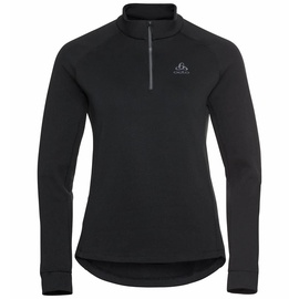 Odlo Damen Berra Half Zip Longsleeve (Größe XS, schwarz)