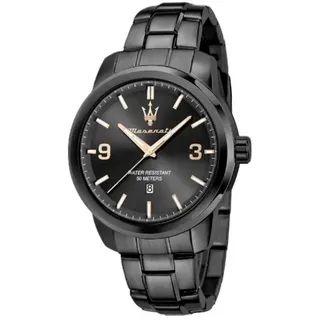 Maserati Quarz Armbanduhr R8853121010 Grau Gehäusematerial=Edelstahl Material (Armband)=Edelstahl
