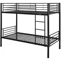 Habitat et Jardin Etagenbett ADAM - 90 x 190 cm - Schwarz