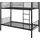 Habitat et Jardin Etagenbett ADAM - 90 x 190 cm - Schwarz