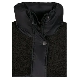 URBAN CLASSICS Sherpa Mix Puffer Jacke Black L