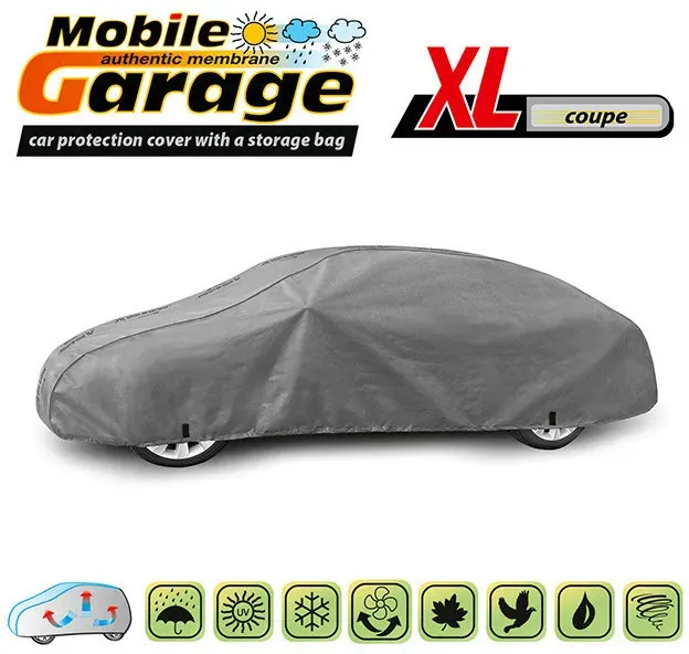 Hochwertige Kegel-Abdeckhaube für Coupés, Serie Mobile Garage, Größe XL: 440–480 cm × 115–125 cm