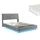 [en.casa] LED Polsterbett Tröstiar mit Matratze 160x200cm Anthrazit [en.casa]