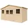 TIMBELA Gartenhaus 2,46 x 4,18 m Braun