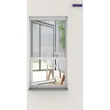 Hecht Insektenschutzrollo elektrisch 110 x 220 cm Anthrazit