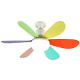 Kleiner Deckenventilator Mit Beleuchtung, E27, 40 Watt, Kleiner, Multifunktionaler, Leiser Deckenventilator Für Das Schlafzimmer