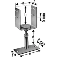 SIMPSON STRONG TIE Stützenfuß PVDB120G