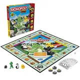 Monopoly Junior Game, Monopoly Board Game for Kids, Family Game for 2-4 Players