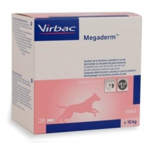 Virbac Megaderm Monodosering - hond vanaf 10 kg/ 28 zakjes  Per stuk