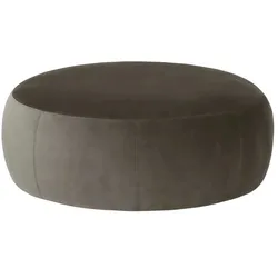 Samt Hocker  Amadi ¦ grau ¦ Maße (cm): B: 105 H: 40