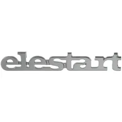 Emblem Vespa Elestart chrom