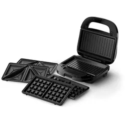 PHILIPS HD2350/80 5000 Series Sandwichmaker Schwarz/Silber