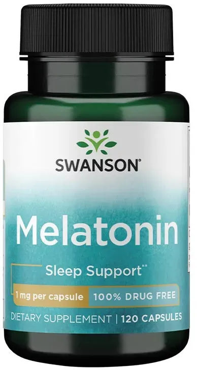 Swanson Melatonin 1 mg (120 Kapseln)