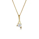 Elli PREMIUM Zirkonia 585 Gelbgold 45 Damen