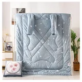 Faul Quilt Mit Ärmeln, Warmen Tragbare Quiltdecke, Multifunktions-Lazy-Quilt mit Ärmeln, Winter Warm Thickened Soft Wearable Quilt Winter Lazy Bed Couch Quilt Walking Blanket ( Color : Blue3 , Size :