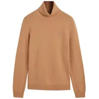 GANT Wollrollkragenpullover in Camel - XL