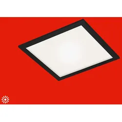 BRILONER LEUCHTEN LED Panel "Simple", schwarz-weiß (weiß, schwarz), Lampen