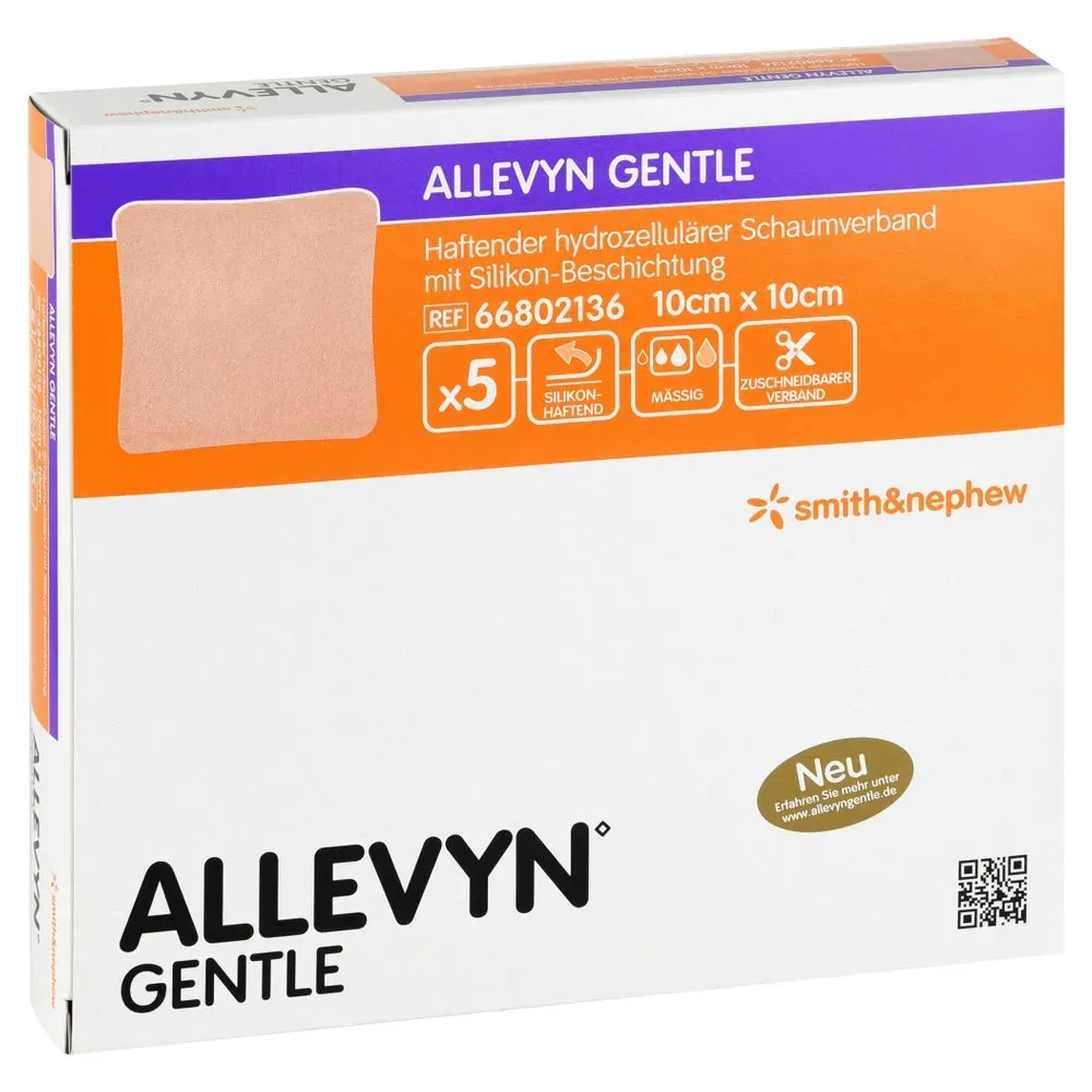 Allevyn Gentle 10x10 cm Schaumverb. 5 St