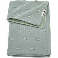 Meyco Baby Babydecke - Knots Velvet Stone Green - 75x100cm - Einzelpackung
