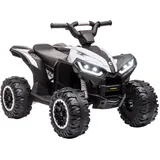 Homcom Elektro-Quad Kinderquad mit USB-Anschluss, Kindermotorrad mit Musik,