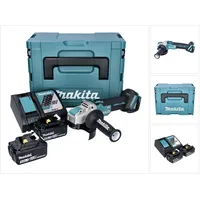 Makita DGA 521 RTX1J Akku Winkelschleifer 18 V 125
