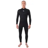 Rip Curl Freelite 4/3 Mm Langarm-neoprenanzug Mit Reißverschluss Am Rücken - Black - MT