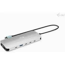 iTEC i-tec USB-C 4K Metal Nano Dock - 2x HDMI, 4x USB-C (10Gbps), 1x USB-A (10Gbps), 2x USB-A 2.0, Audio, SD/TF, LAN 1 Gbps, PD 3.1 (140W)