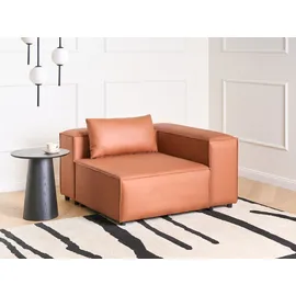 Beliani Eckmodul Brande 0 x 0 cm Goldbraun