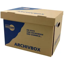 VEPATIM 10x Archivbox Lagerbox 400x320x290mm extrem stabil bis 250kg stapelbar