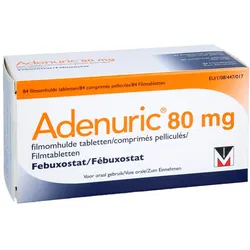 Adenuric 80 mg Filmtabletten 84 St