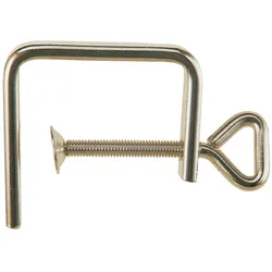 Laubsägezwinge ( 4000814030 ) Spannweite 50 mm Stärke 4 mm vernickelt