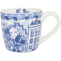Blond Amsterdam Cappuccinotasse 0,5 l Blau/Weiß