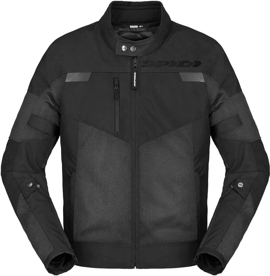 Spidi Equinox Net Windout Motorrad Textiljacke, schwarz, Größe M für Männer