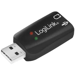 LogiLink USB Soundkarte mit Virtual 3D Soundeffekt