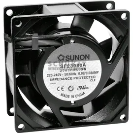 SUNON SF23080A2083HBL Axiallüfter 230 V/AC 40.78 m3/h (L x B x H) 80 x 80 x 38mm