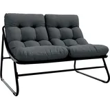 vidaXL Gartenstuhl 110 x 81 x 71 cm schwarz 1 St.