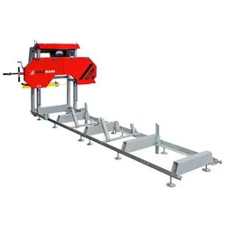 HOLZMANN-MASCHINEN Bandsäge »BBS550SMART-G«, Benzinmotor, 1200 m/min - rot