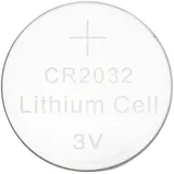 Q-Connect KF15036 Knopfzellen-Batterie CR2032 3Volt - 4 Stück