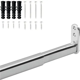 vasalat Kleiderstange Ausziehbar 90 - 110 cm Silber