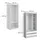 Vicco Kleiderschrank Elmo 80 x 200 x 0 cm Weiß