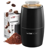 Clatronic Kaffeemühle elektrisch, Edelstahl-Schlagmesser, 150 W