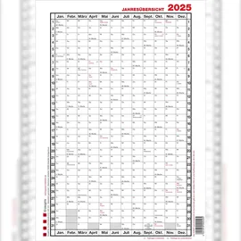 GUESS 2026 Güss Jahresübersicht A4 Hochformat