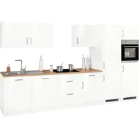 kochstation Küchenzeile KS-Tinnum 360 cm weiß