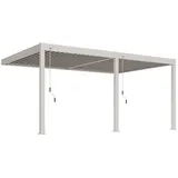 Weide Deluxe Wand Pergola 3,6 x 5,3 m sand